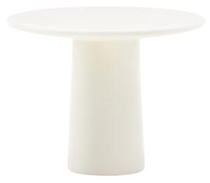 Bílý zahradní stolek Kave Home Albanella 65 cm