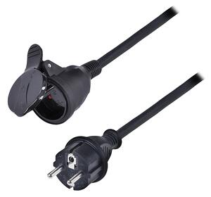 SOLIGHT Prodlužovací přívod 10m, 1 zásuvka IP44, 3 x 2.5mm2, kabel guma-neopren H07RN-F