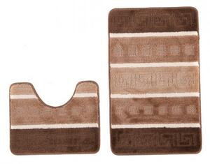 Sada koupelnových koberečků MULTI B5016 řecký, camel, hnědý