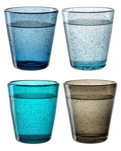Leonardo sklenice Burano studené barvy 330 ml 4 ks