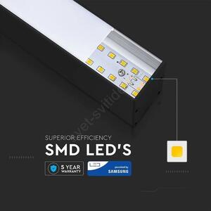 V-Tac LED Lustr na lanku SAMSUNG CHIP LED/40W/230V 4000K černá VT0764