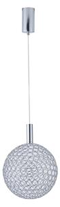LED Lustr na lanku PERFORATO LED/6,3W/230V 3000K lesklý chrom pr. 25 cm