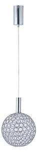 LED Lustr na lanku PERFORATO LED/6,3W/230V 3000K lesklý chrom pr. 20 cm