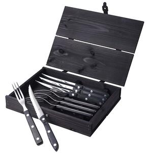 Gense Steakové příbory Old Farmer Black 8 ks