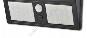 Illumaxx LED Solární nástěnné svítidlo se senzorem LED/1,2W/3,7V IP54 OS0015