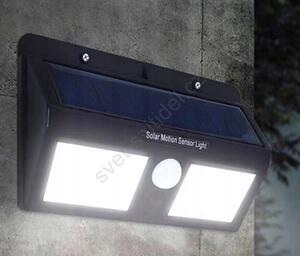 Illumaxx LED Solární nástěnné svítidlo se senzorem LED/1,2W/3,7V IP54 OS0015