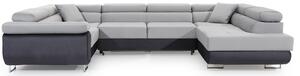 Eltap Sedací souprava Letto Materiál a barva potahu: Monolith 84, Monolith 97 - šedá, Orientace: pravá