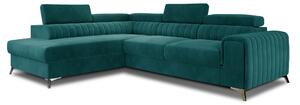 Eltap Rohová sedací souprava Laurence Materiál a barva potahu: Mat Velvet 75 - tmavě zelená, Orientace: levá