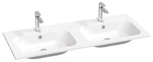 Dvojumyvadlo Ravak Chrome Slim 120x49 cm dva otvory pro baterii XJG01112001
