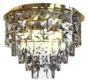 Stropní svítidlo LUXURIA 9xE14/40W/230V pr. 48 cm zlatá