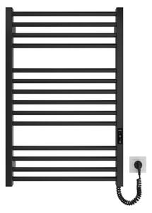 Koupelnový žebříkový radiátor HF DERBY 170W/230V 77x53 cm černá