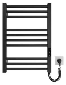 Koupelnový žebříkový radiátor HF DERBY 100W/230V 57x43 cm černá