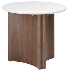-25 % Dny Marianne - NovaNook Ořechový odkládací stolek Arlom ⌀50 cm
