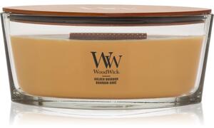 Woodwick Opulent Wood Golden Bourbon vonná svíčka s dřevěným knotem (hearthwick) 453.6 g