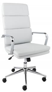 Kancelářská židle TRADER bílá umělá kůže Nábytek | Kancelářský nábytek | Pracovní židle