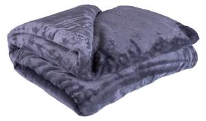 Jahu Deka XXL / Přehoz na postel tmavě šedá, 200 x 220 cm