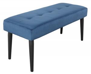Lavice BOUTIQUE 95 CM tmavě modrá samet Nábytek | Doplňkový nábytek | Pokojové lavice