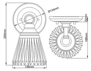 Quintiesse QN-KEYNES1-BATH-LED Kou. nás. lampa KEYNES 1xG9/3W/230V IP44 l. chrom