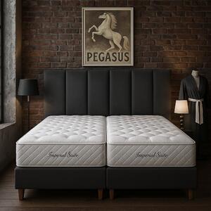 Royal Comfort Postel PEGASUS ONLINE EDICE FIRM s úložným prostorem Rozložení nožiček: A. Všechny nožičky viditelné, Látka Tiffany: 29 Taupe, Barva nožiček: Noha bílá