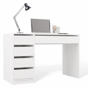 TP Living Psací stůl Arto 120 cm bílý levý