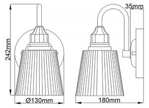 Quintiesse QN-ADDISON1-BATH - LED Koup. nástěnná lampa ADDISON 1xG9/3W/230V IP44