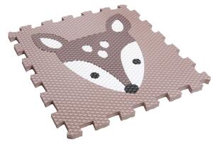Vylen Pěnové podlahové puzzle Minideckfloor Koloušek Šedý se světle šedým kolouškem 340 x 340 mm