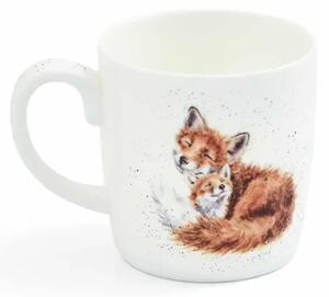 Velký porcelánový hrnek Liščátko s maminkou 400 ml
