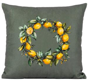 DEKORAČNÍ POVLAK NA POLŠTÁŘ LIMONE5 43X43 CM VZOROVANÝ