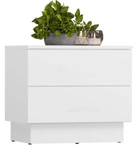 TP Living Noční stolek Amber 55 cm bílý