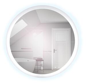 Koupelnový nábytek se zrcadlem NEPPA MINI LED bílý laminát