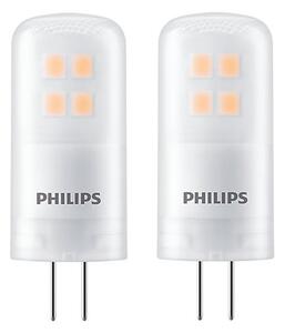 SADA 2x LED Žárovka Philips G4/2,7W/12V 2700K