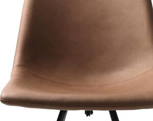 Designová barová židle Claudia světlehnědá