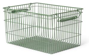 Ferm Living Úložný koš Cala Stackable Baskets set 2ks, verdant green