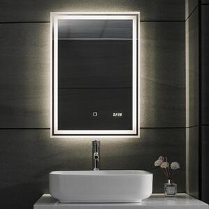 Aquamarin 80788 Aquamarin Koupelnové zrcadlo s LED osvětlením, 50 x 70 cm