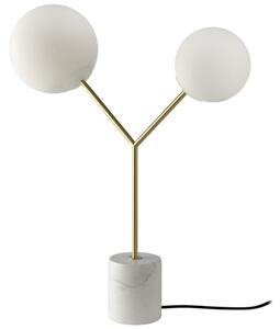 Bílá dvojitá stolní lampa Angel Cerdá No. 8050