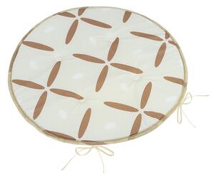 BELLATEX Sedák Adéla kulatý hladký Hnědá průměr 40 cm