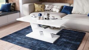 CLIFF bílý lesk / bílý, konferenční stolek