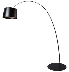 Černá kovová stojací lampa Angel Cerdá No. 8064, 214 cm