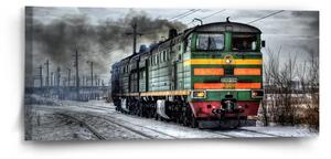 Sablio Obraz Lokomotiva - 110x50 cm