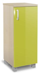 Koupelnová skříňka K6 barva skříňky: akát, barva dvířek: lemon lesk