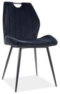 Jídelní židle MARCO Velvet, 51x91x46, bluvel 78