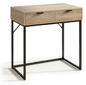 Ak furniture Konzolový stolek Elano 80 cm černý/Dub Sonoma