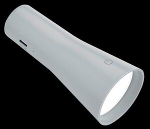 Trio R52121111 LED stolní či klipové svítidlo Maxi 1x2W | 200lm | 3000K - multifunkční, magnetické, stmívatelné 4 level touch, šedá