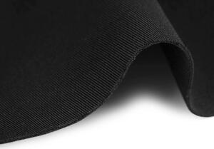 Úplet polyesterový hrubší s lycrou METRÁŽ - černá