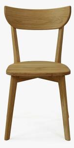 Moderní židle dub Eva, sedák dřevo dub