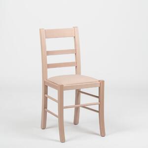 STIMA Židle FURLA s čalouněným sedákem Odstín: Dub Sonoma, Látky: LUX cappuccino 24
