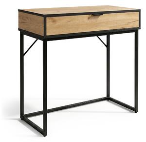 Ak furniture Konzolový stolek Modena 80 cm černý/dub Craft