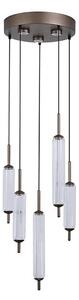 Searchlight 76210-5CL - LED Stmívatelný lustr na lanku CATTAIL LED/24W/230V