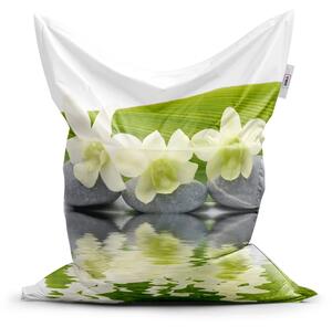 Sablio Sedací vak Classic Bílá orchidej - 150x100 cm