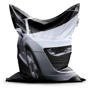 Sablio Sedací vak Classic Bílý sporťák - 150x100 cm